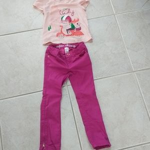 Girls 5t gap Gymboree shirt Jean set ,Italy